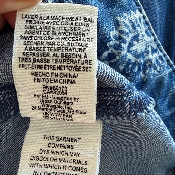 We The Free Just Float On Flare Jeans Free People Blue size 24 - Picture 10 of 10